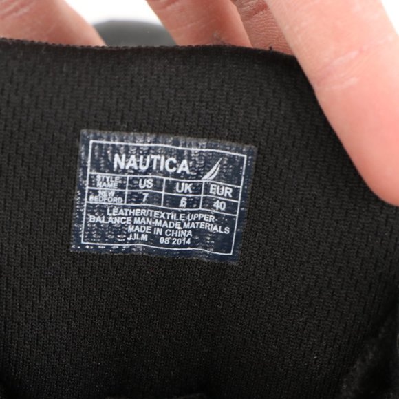 Vintage Nautica Leather Rubber Snow Duck Boots 7 main image 4